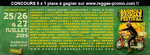 Bagnols Reggae Festival 2019 fly