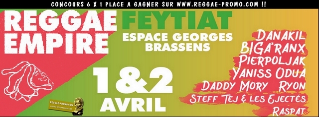 Reggae Empire Festival fly